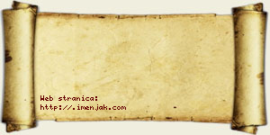 Isak Josijević vizit kartica